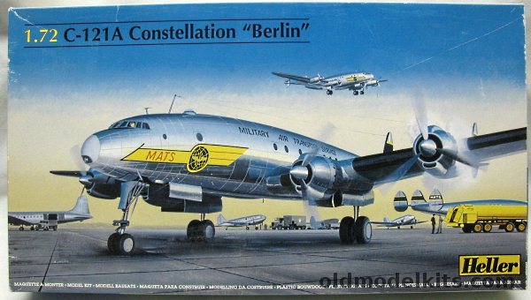 Heller 1/72 C-121A Constellation Berlin, 80382 plastic model kit